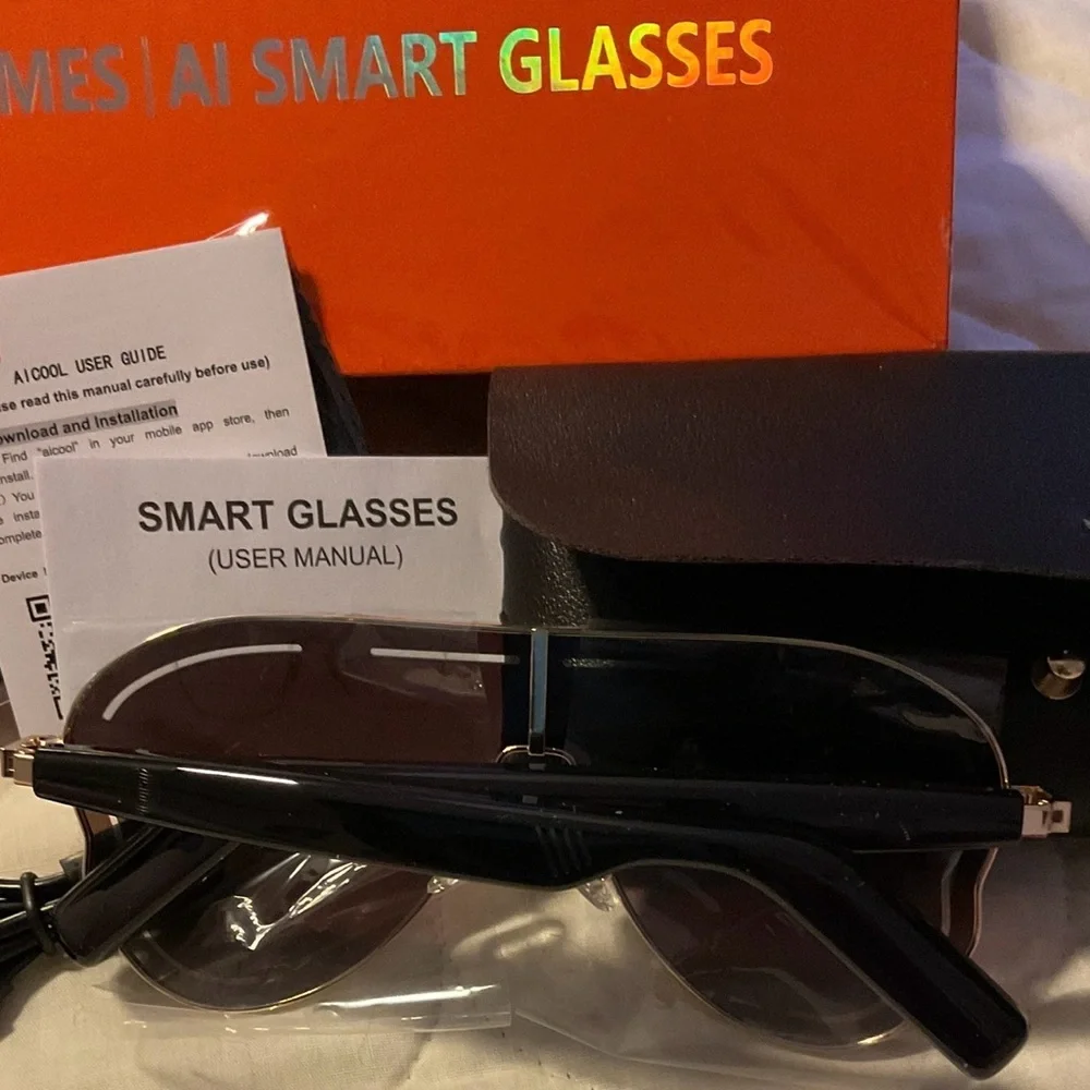 DMES AI Smart Wireless Translation Glasses in Black. New in Box.